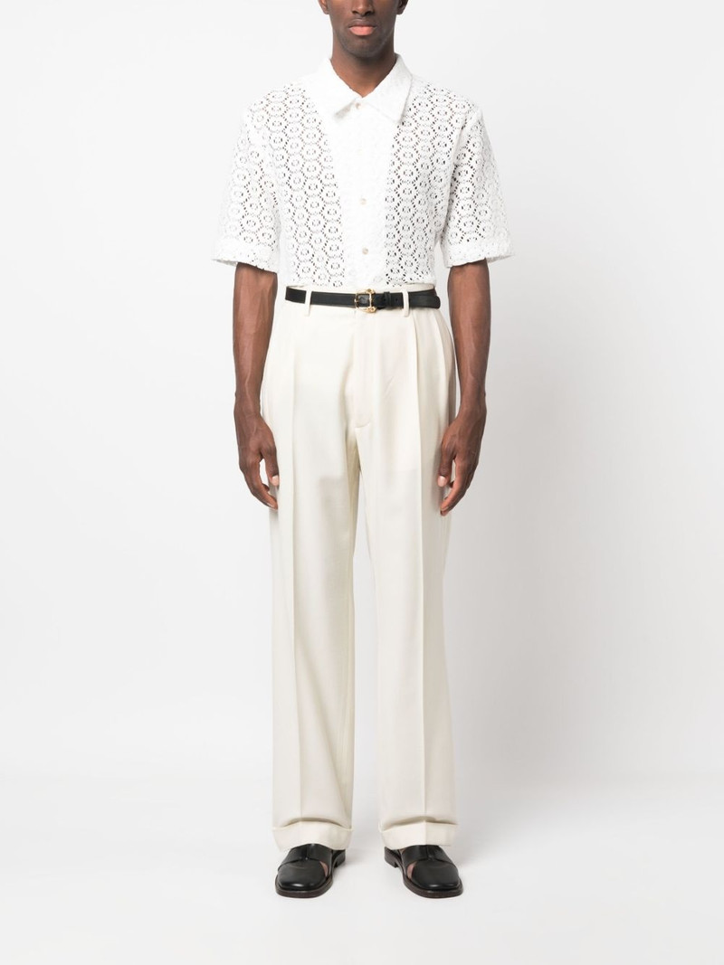 Séfr pointelle-knit shirt outlook