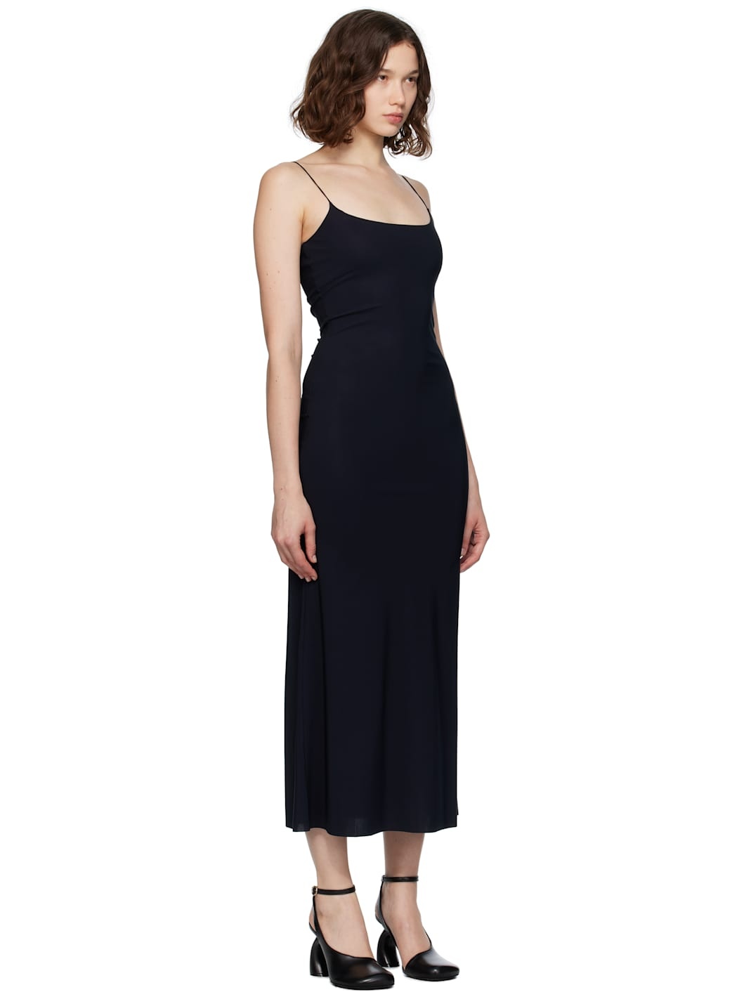 Black Slip Maxi Dress - 2