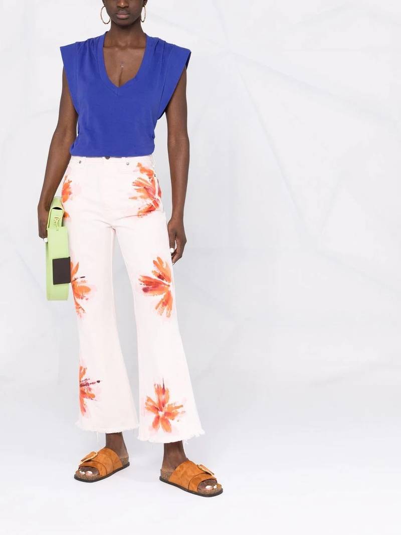 Alanui Desert Island flared jeans outlook