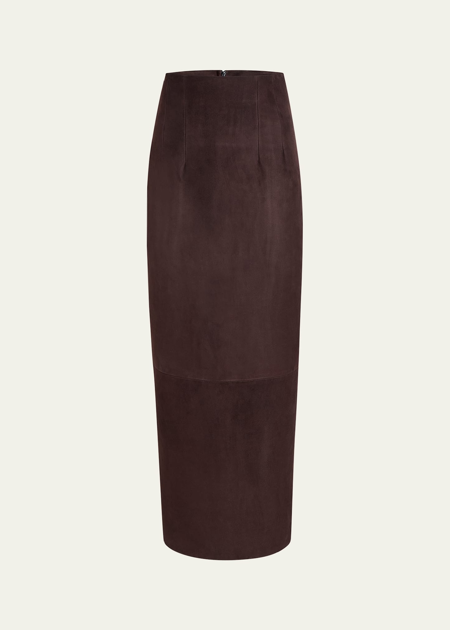 Loxley Long Pencil Leather Skirt - 1