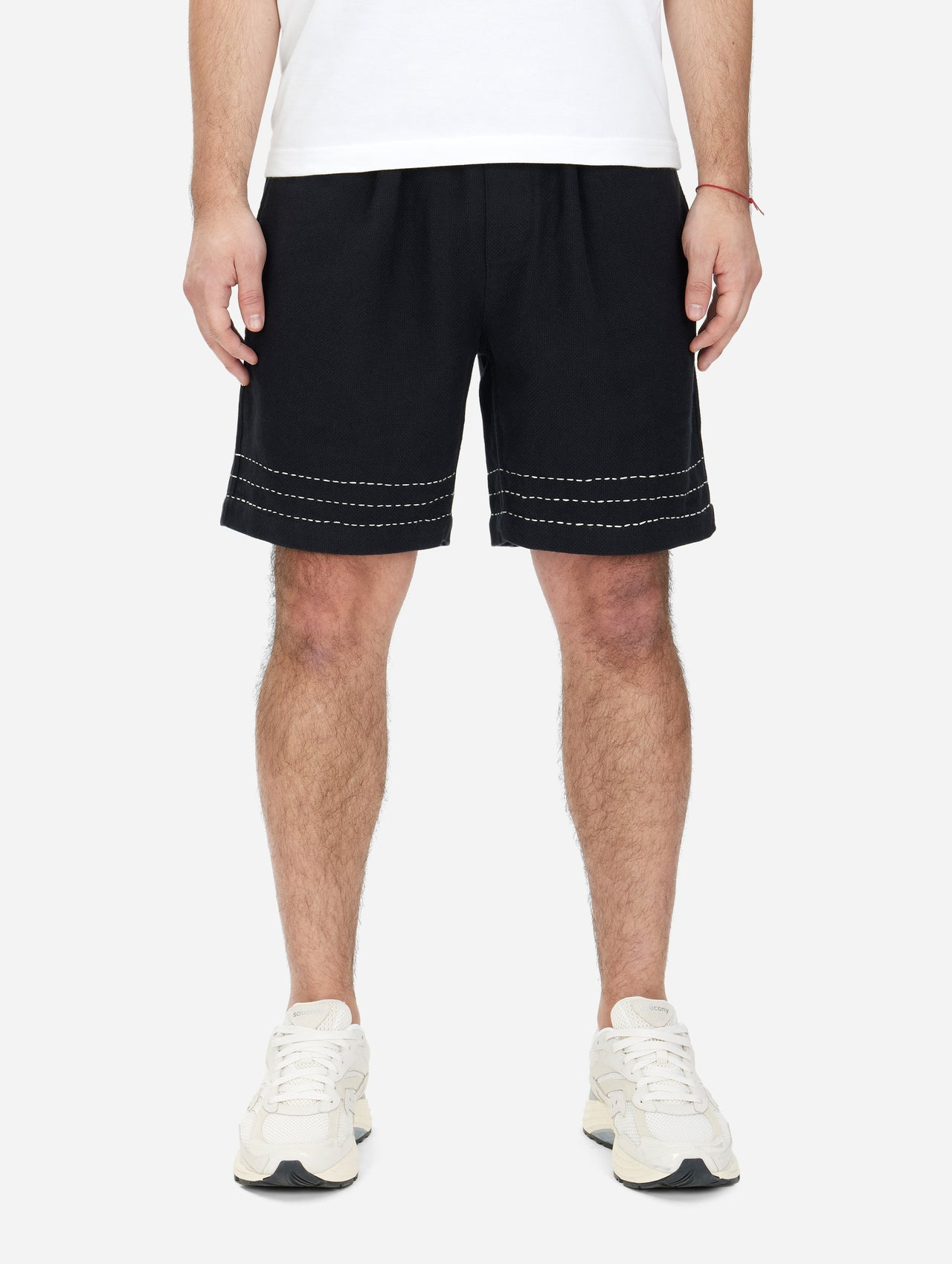 Club Short - Black Hand Stitch - 3
