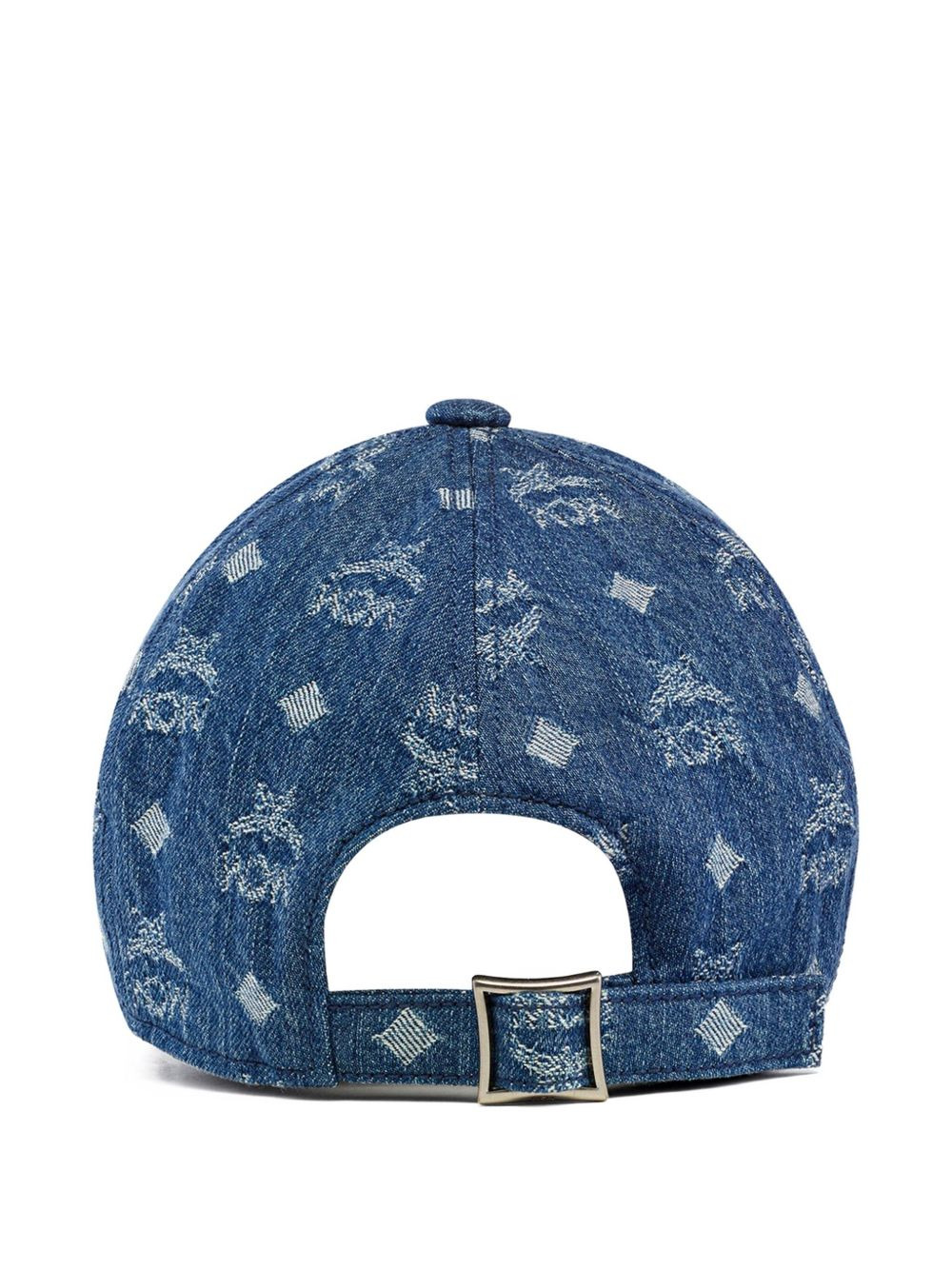 Classic monogram denim jacquard cap - 2