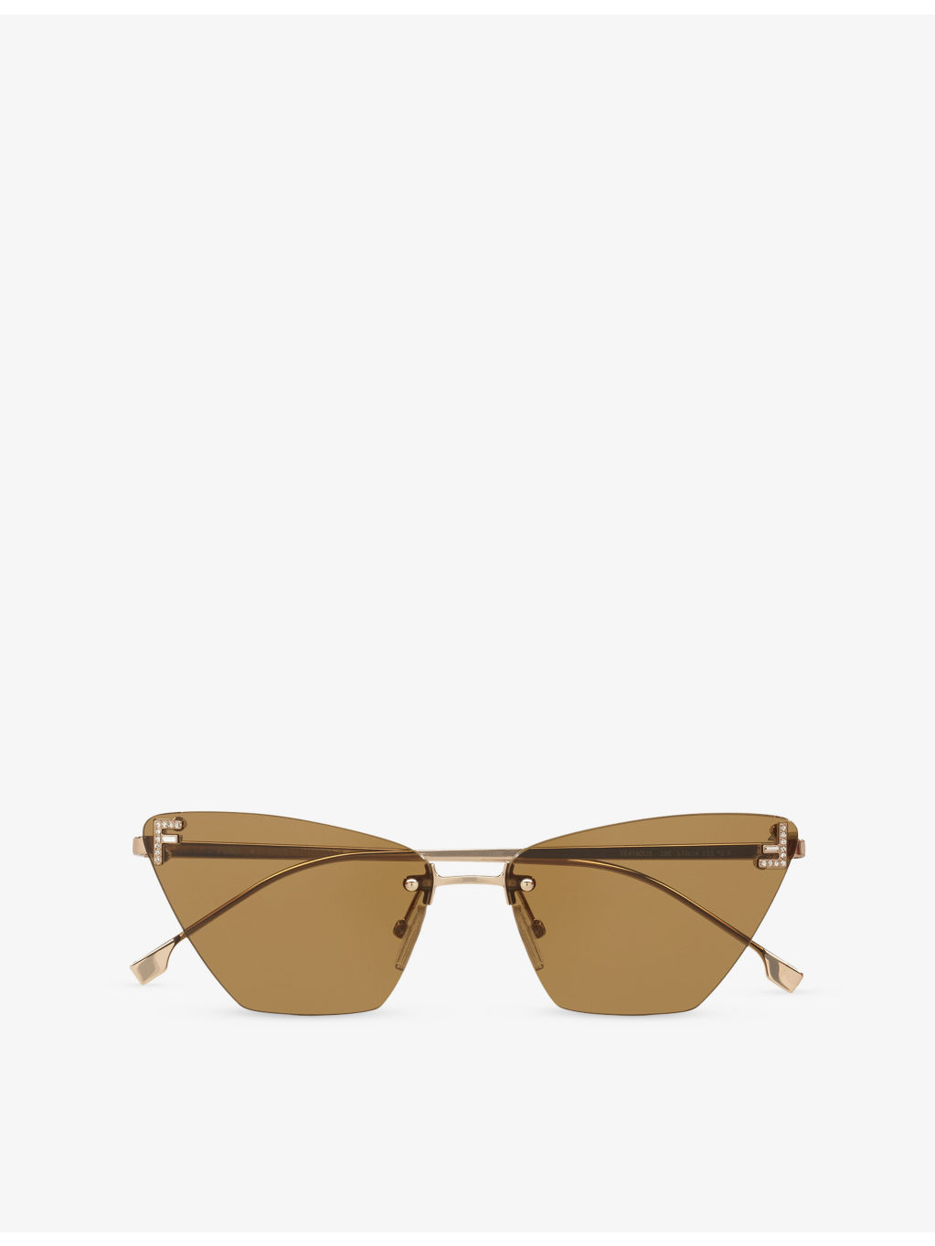 FE4160US Fendi First Cat-Eye Metal Sunglasses - 5