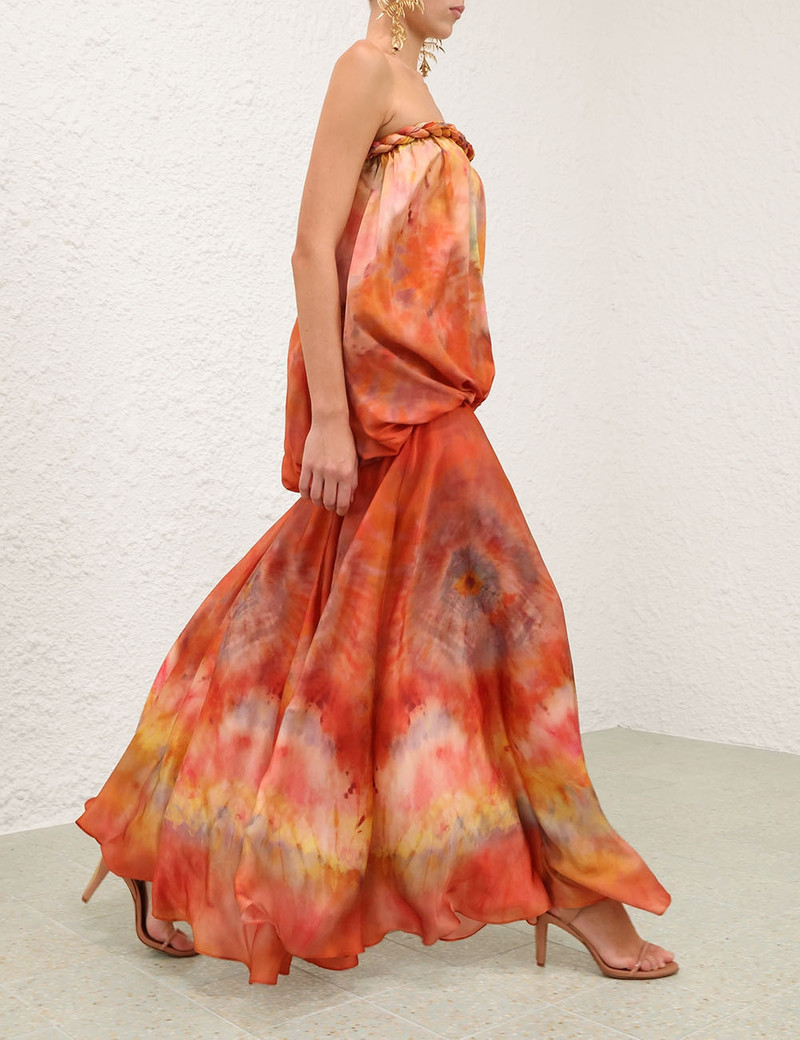 LUNA TWIST BANDEAU GOWN 8