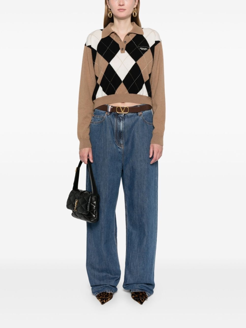logo-patch jeans - 2