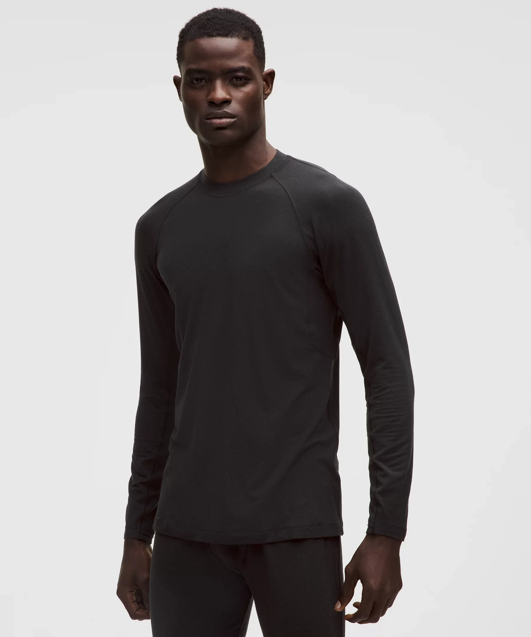 Men's Merino Wool-Blend Crewneck Base Layer - 1