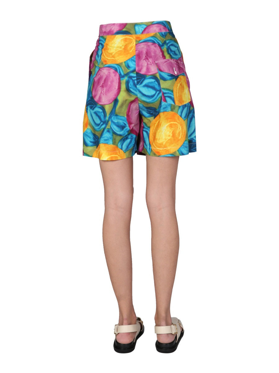 Marni Women Multicolor Print Bermuda - 4