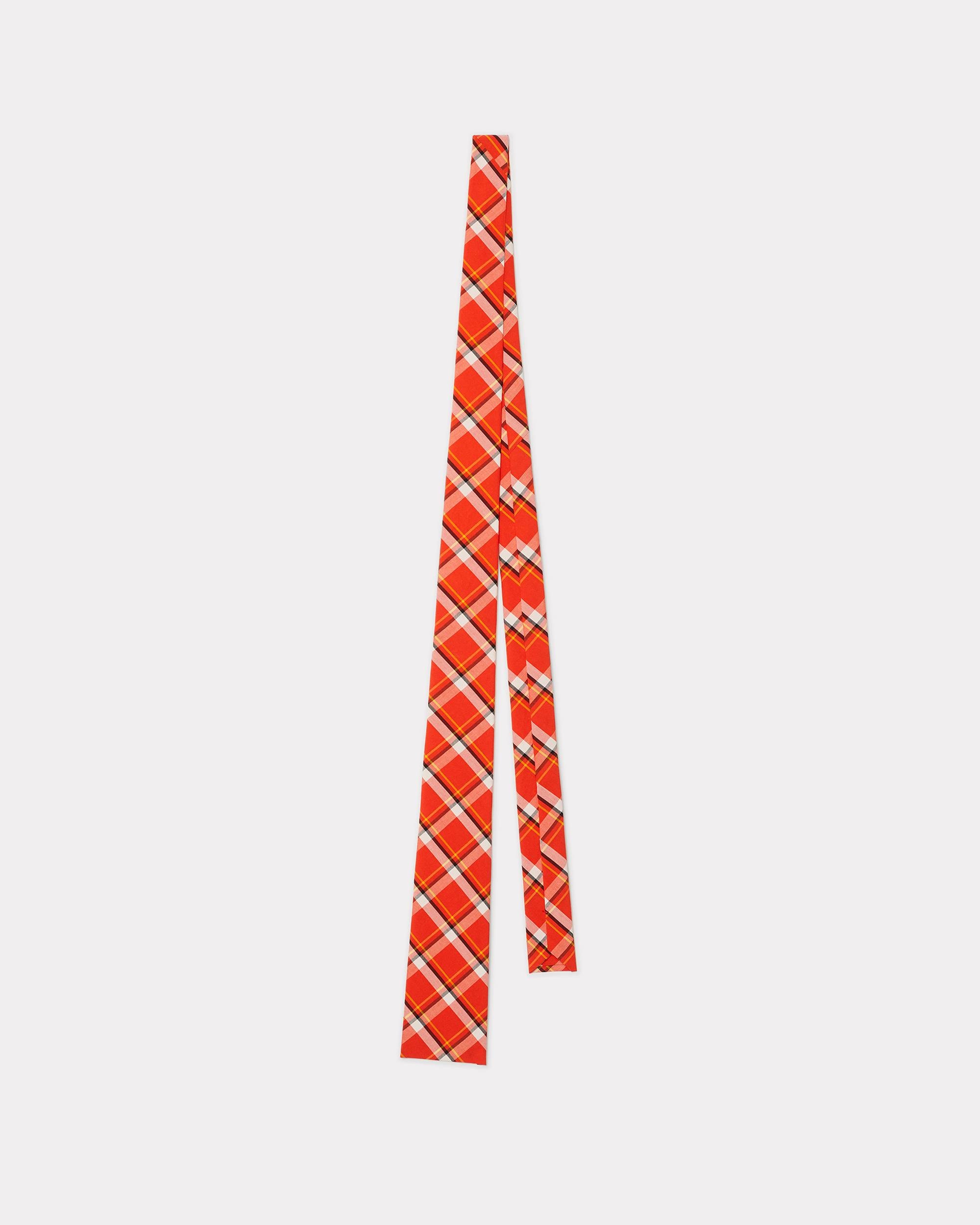 Checked tie - 1