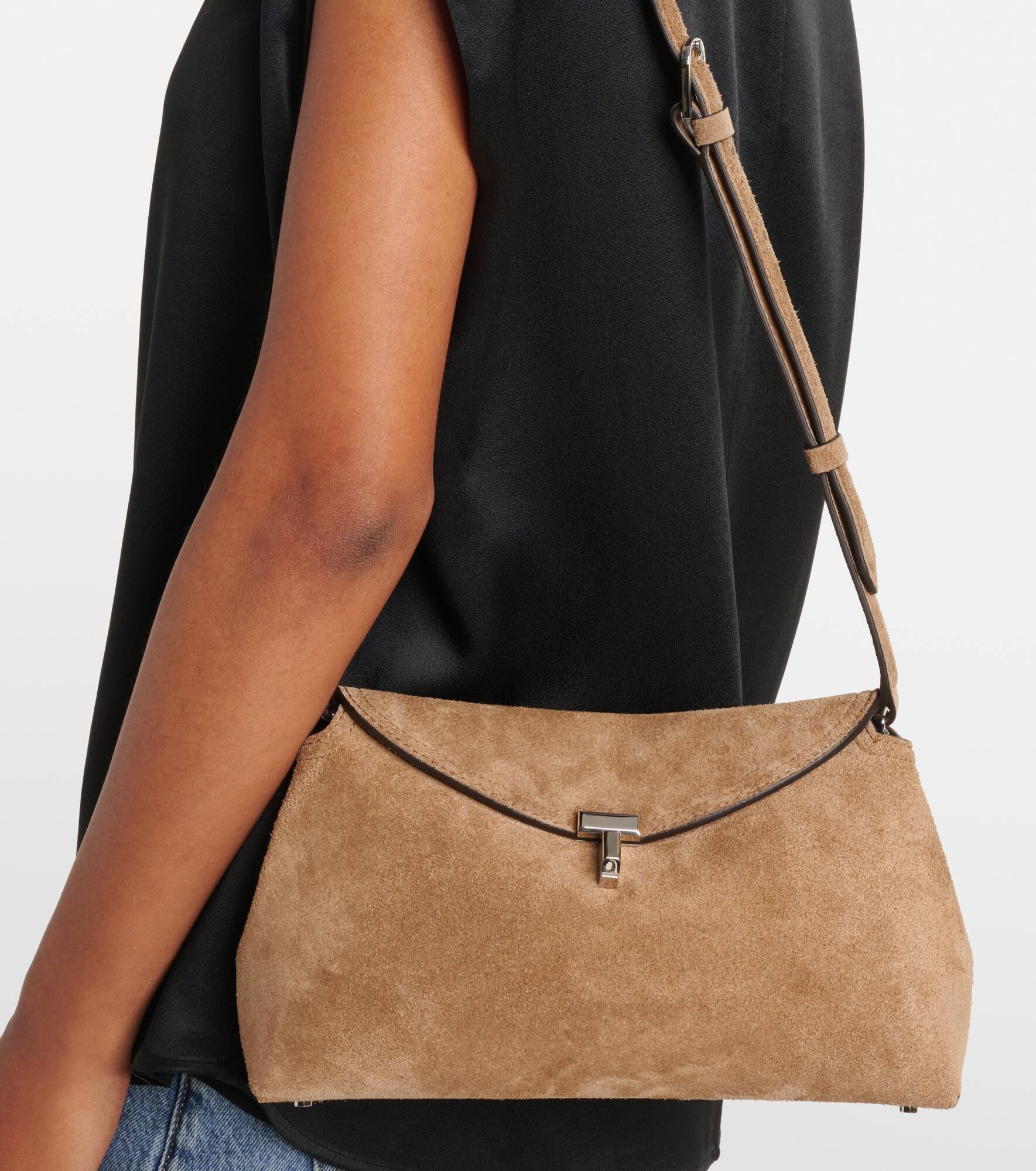 T-Lock suede clutch - 7