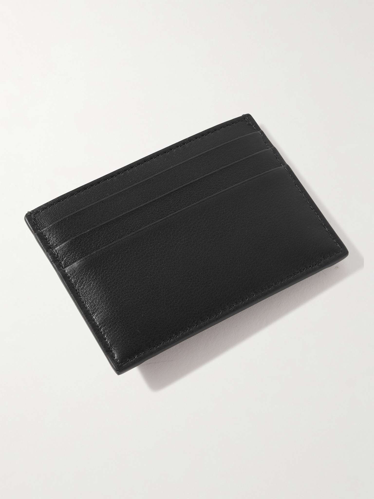 Logo-Print Leather Cardholder - 3