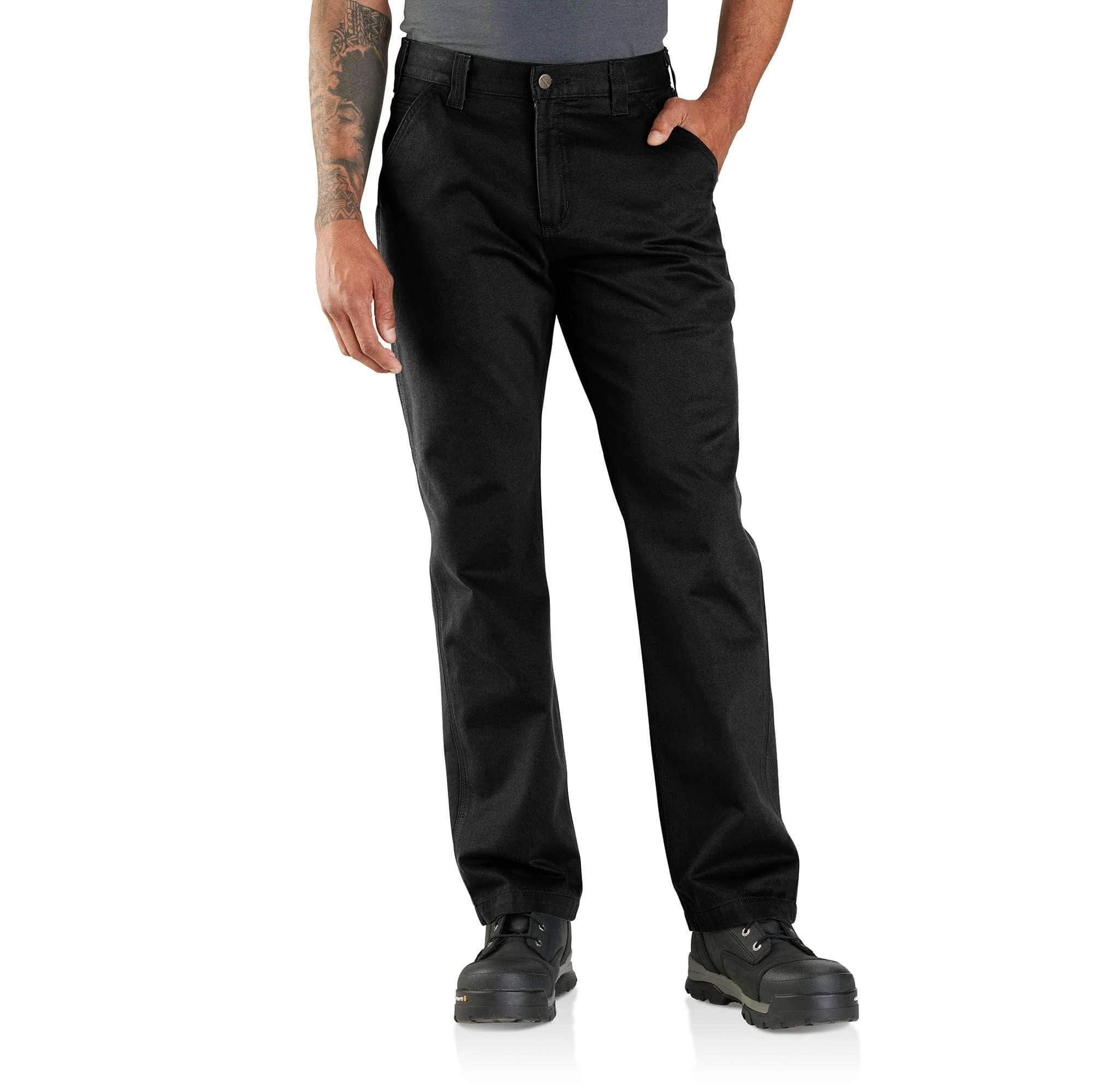 Relaxed Straight Twill Dungaree - 1