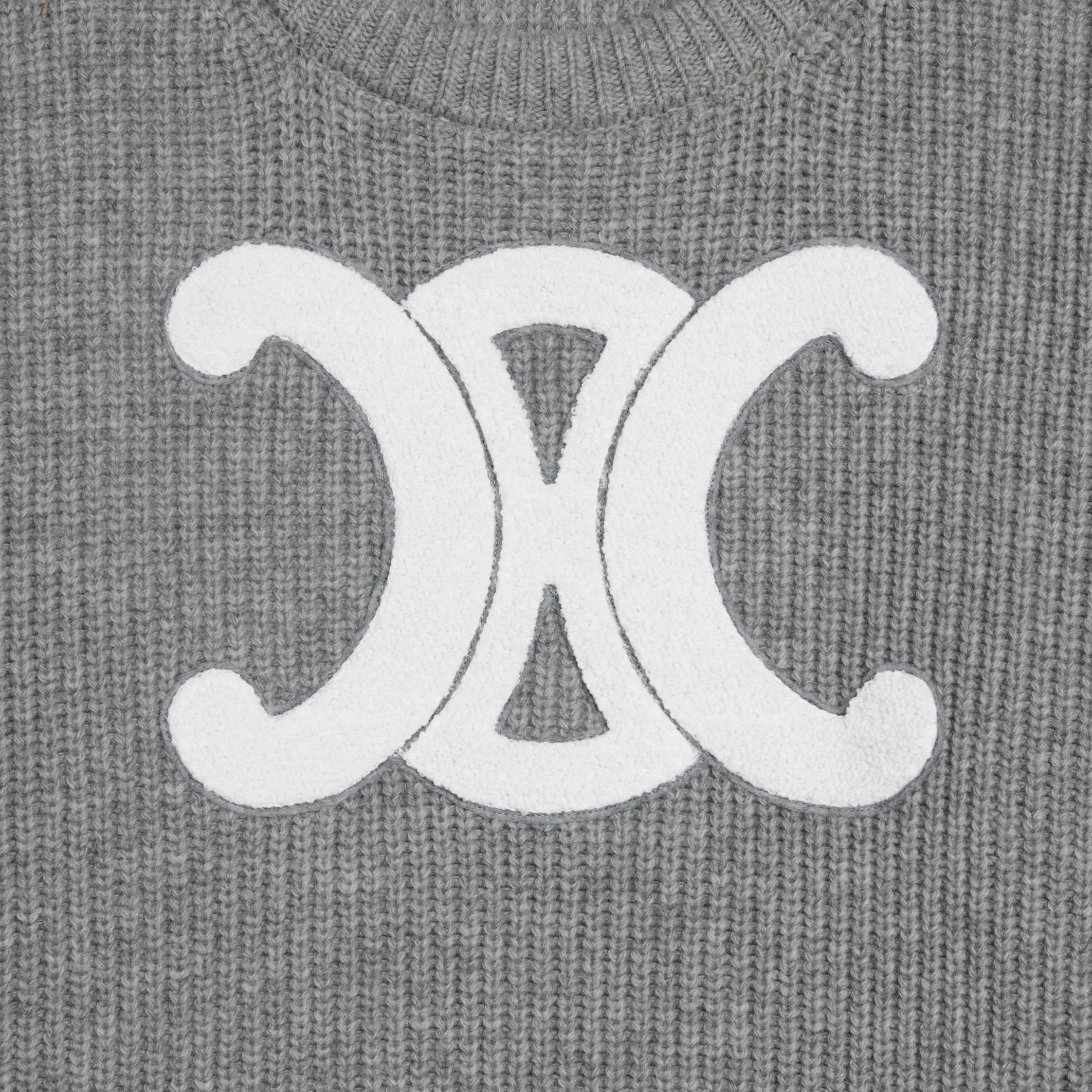 crew neck sweater IN ribbed wool - 4