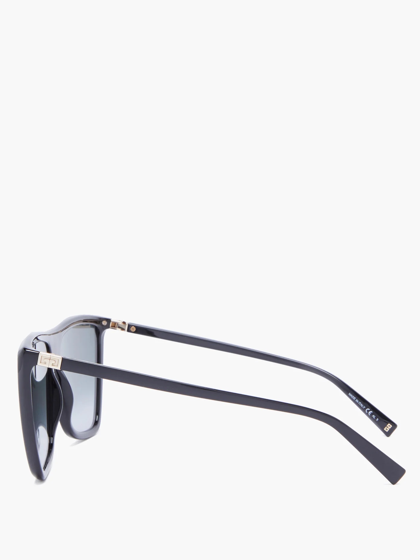 Flat-top acetate sunglasses - 4