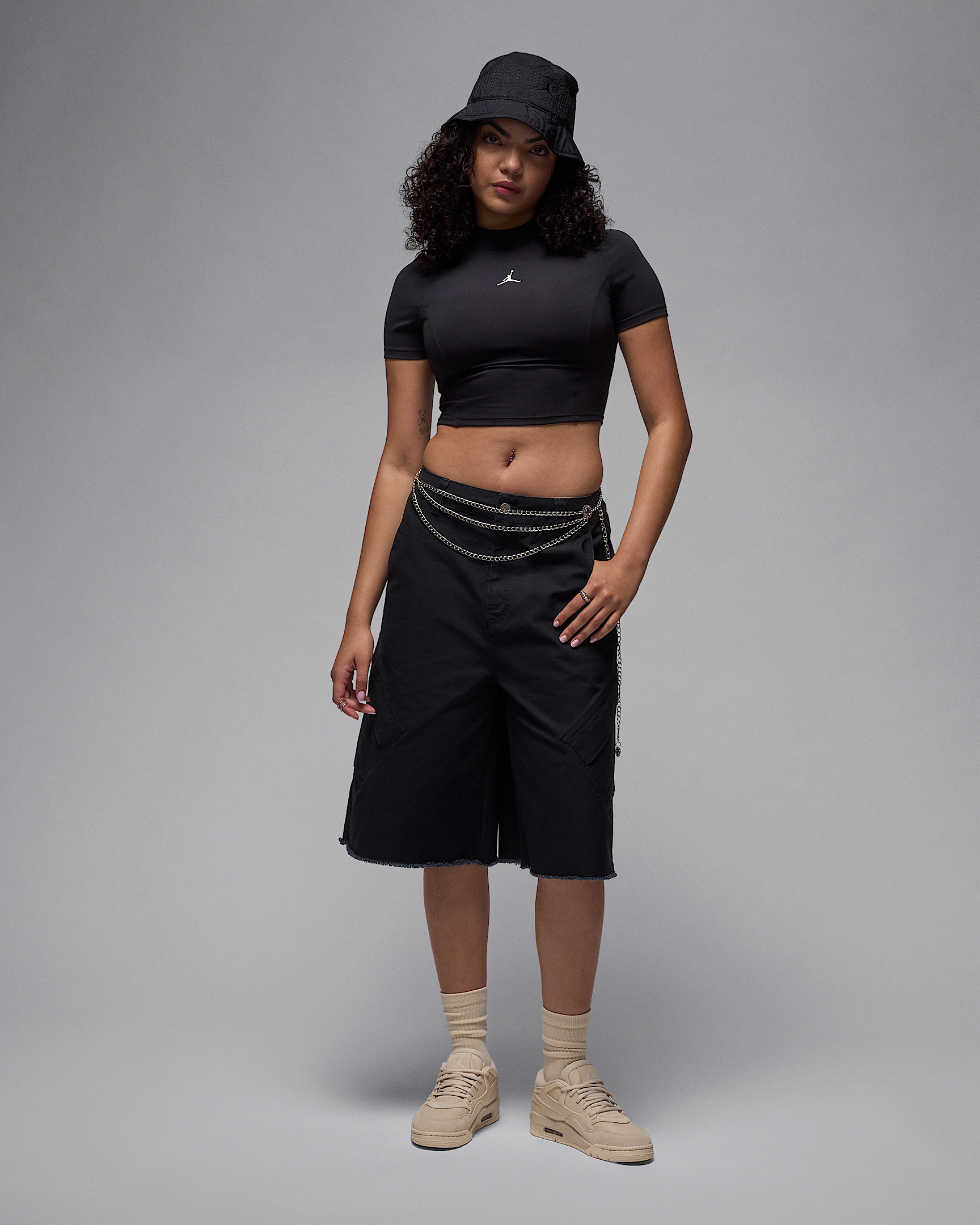 Jordan Women's Short-Sleeve Knit Crop Top - 4
