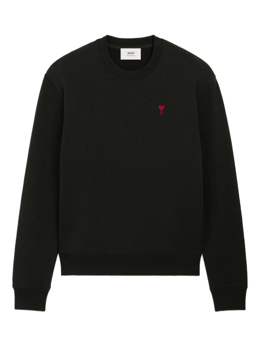 logo-embroidered sweatshirt - 1