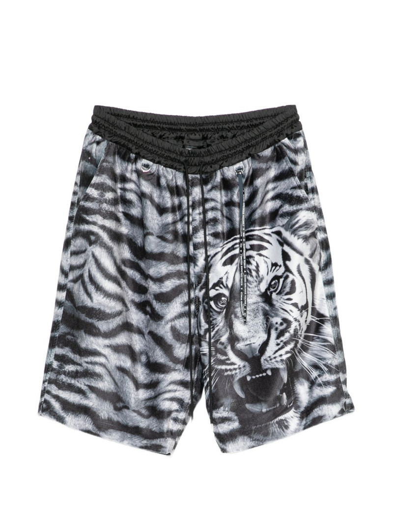 tiger-print shorts 1