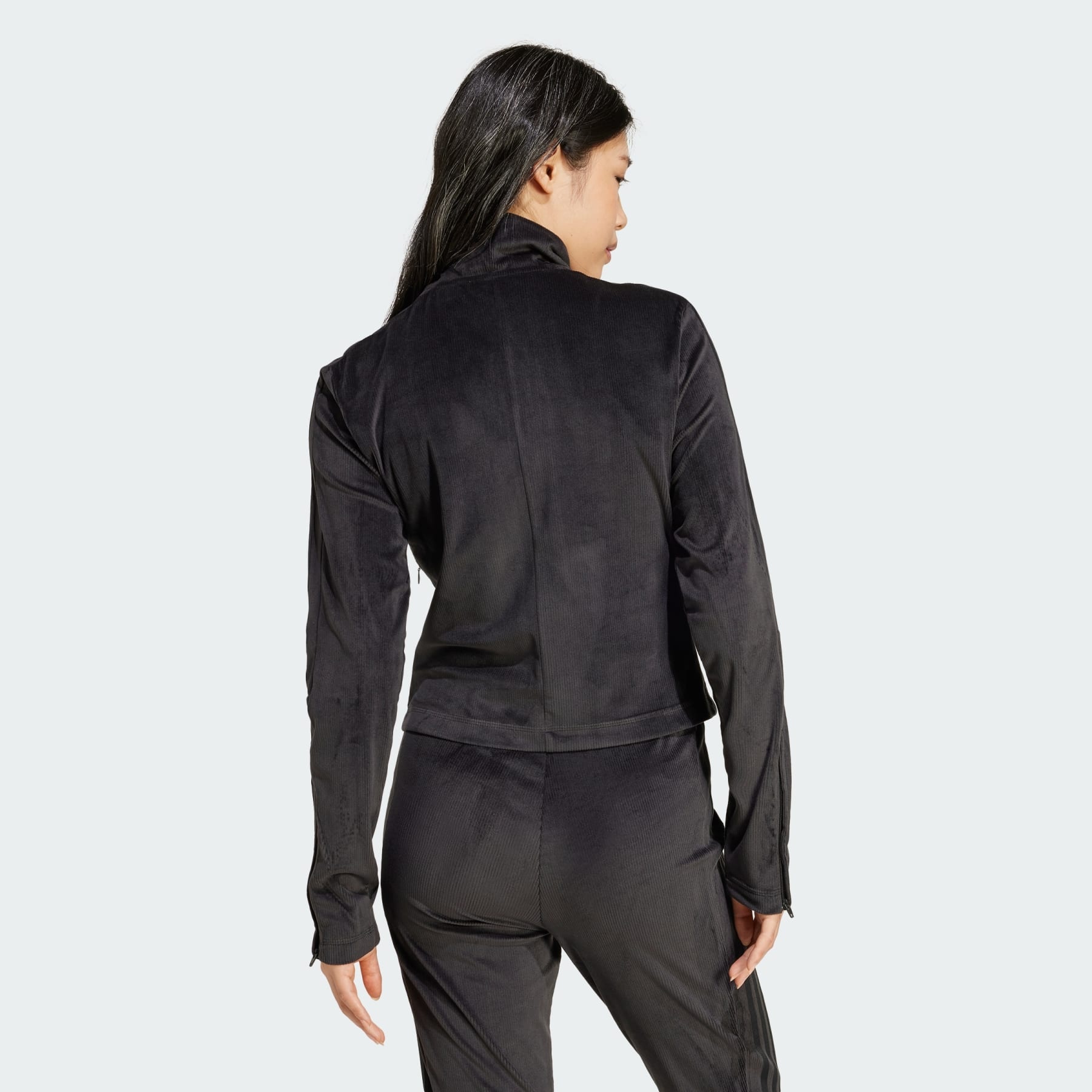 アディダス☆Tiro Cut 3-Stripes Stretchy Velour Track Jacket adidas-tiro-cut-3-stripes-