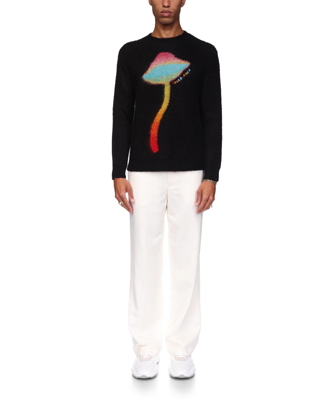 Rainbow Mushroom Mohair Jumper - 2