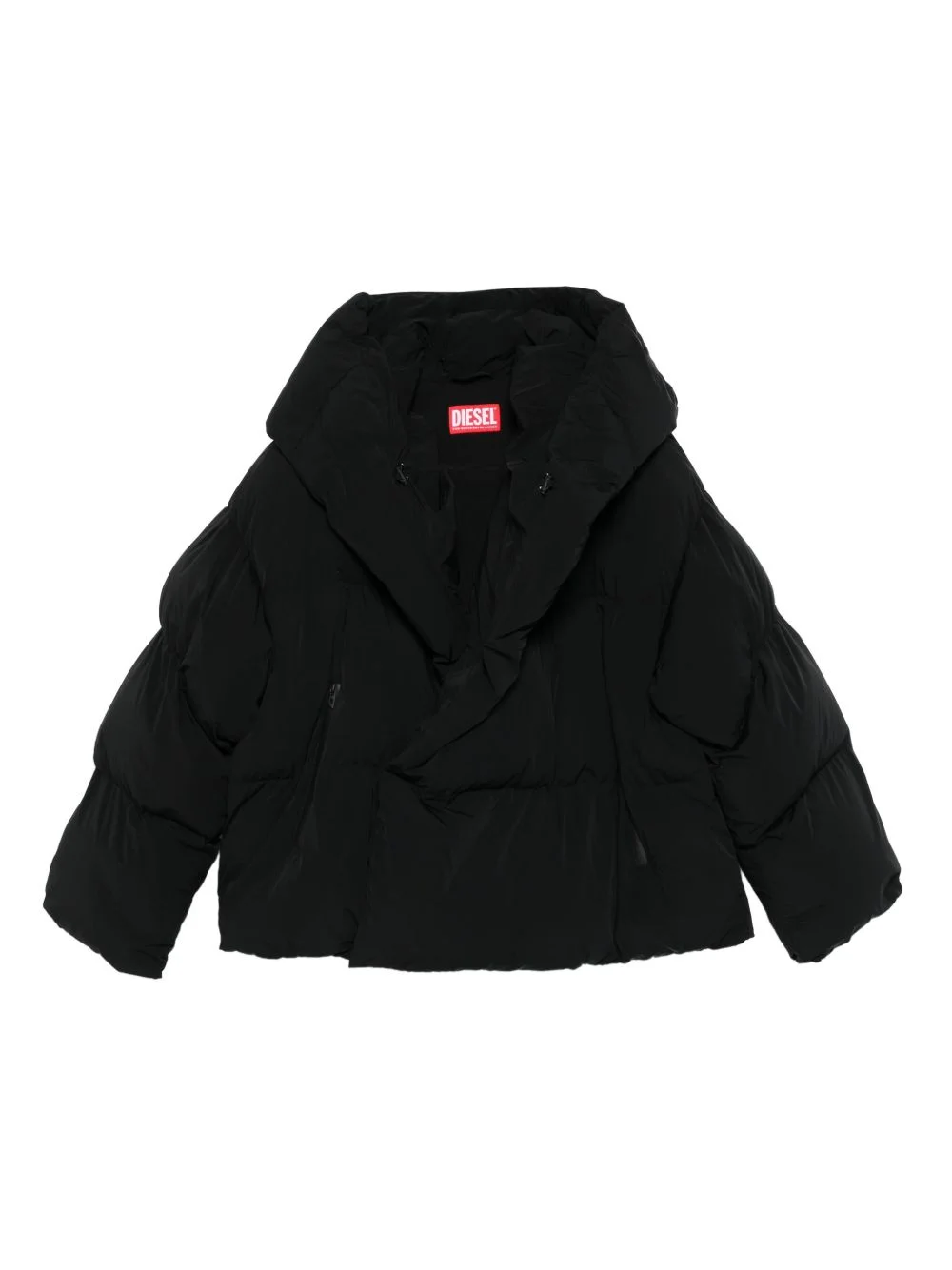 hooded puffer jacket - 1