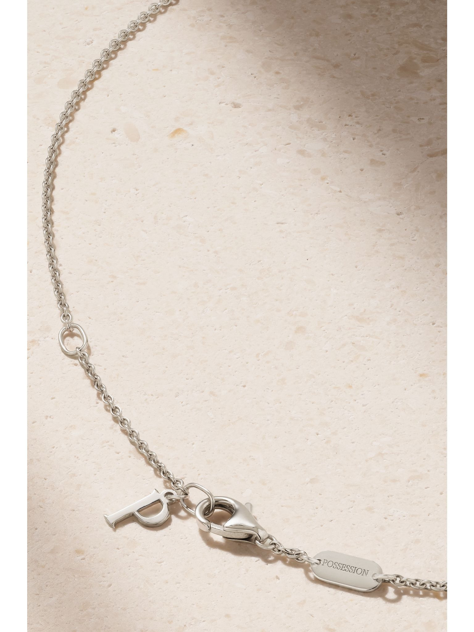 Possession 18-karat white gold diamond necklace Silver - 3
