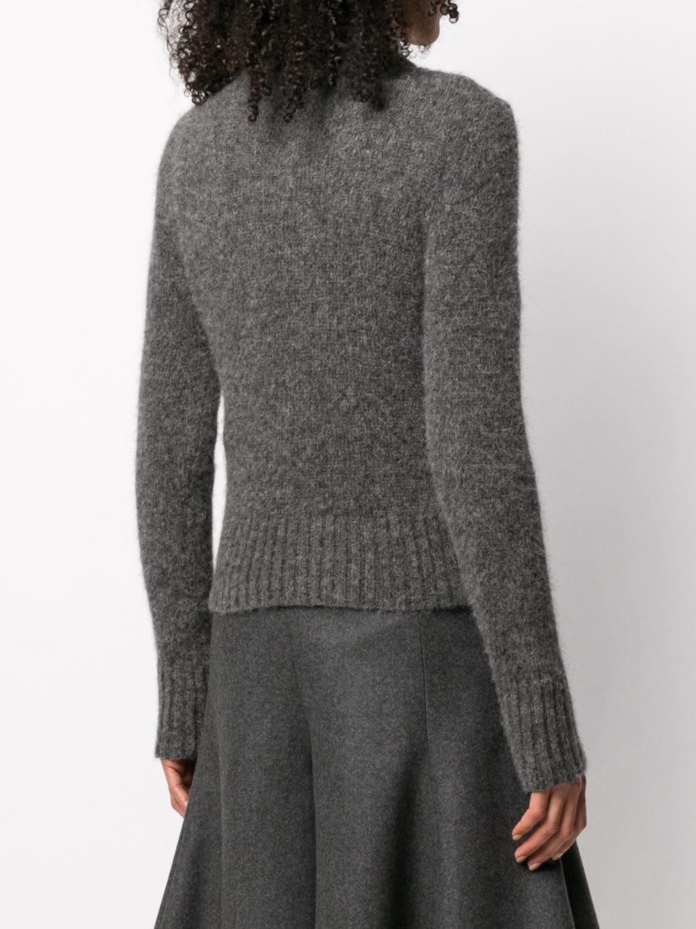 crew neck knitted jumper - 4