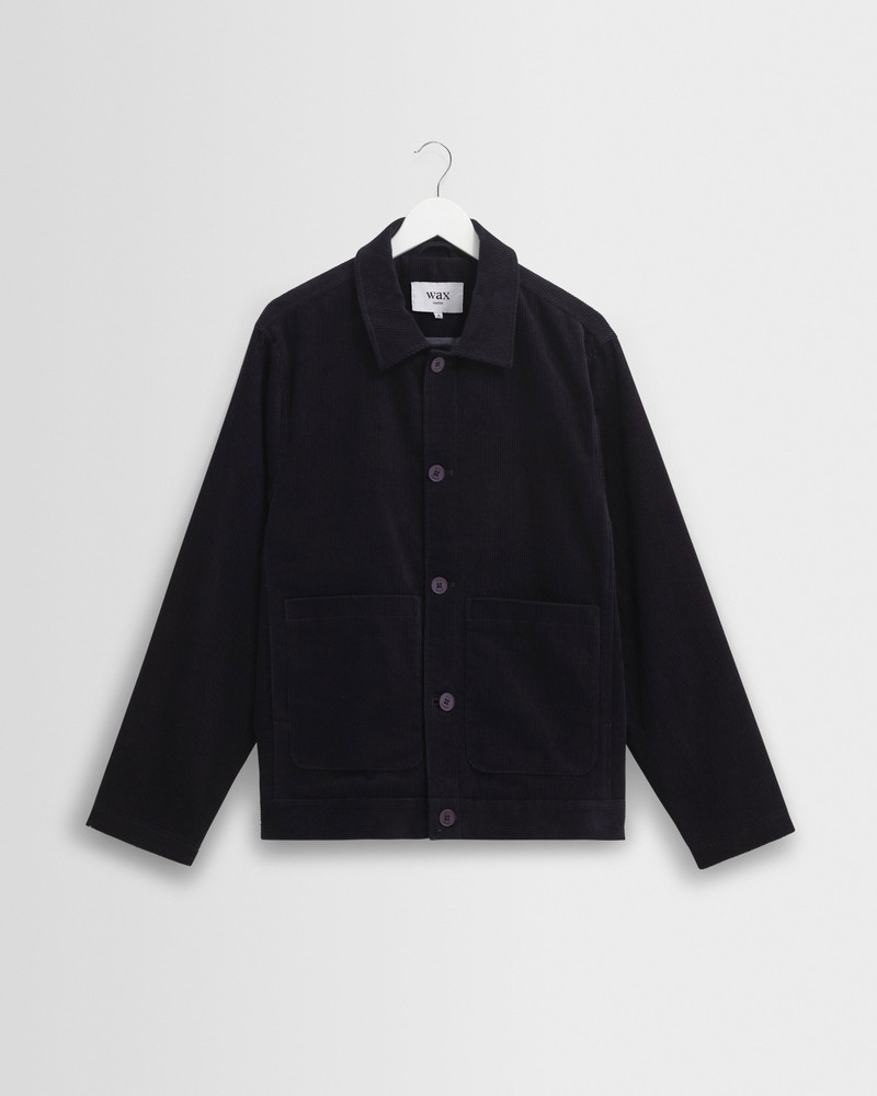 Landmark - Navy Corduroy Chore Jacket 1
