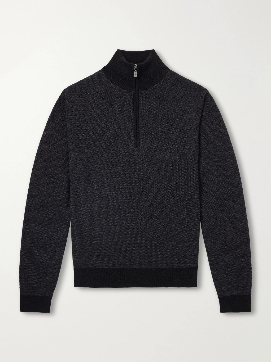 Heitor Merino Wool Half-Zip Sweater - 1