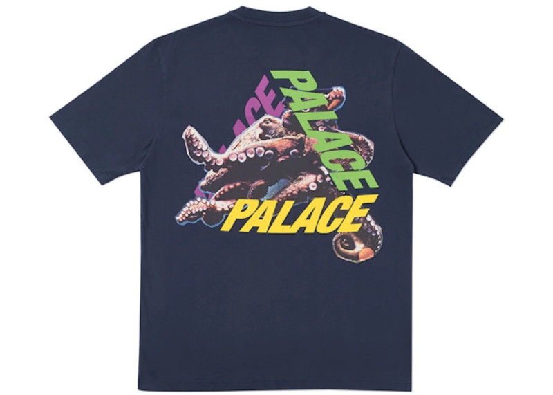 PALACE Palace Octo T-Shirt Navy outlook