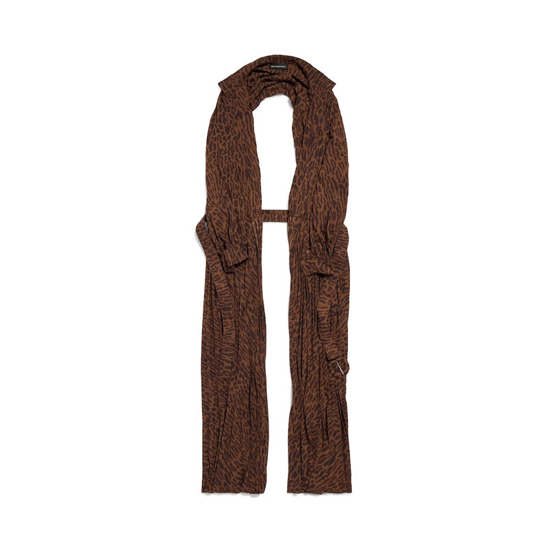 Women's Pleated Dress Stola  in Beige 1