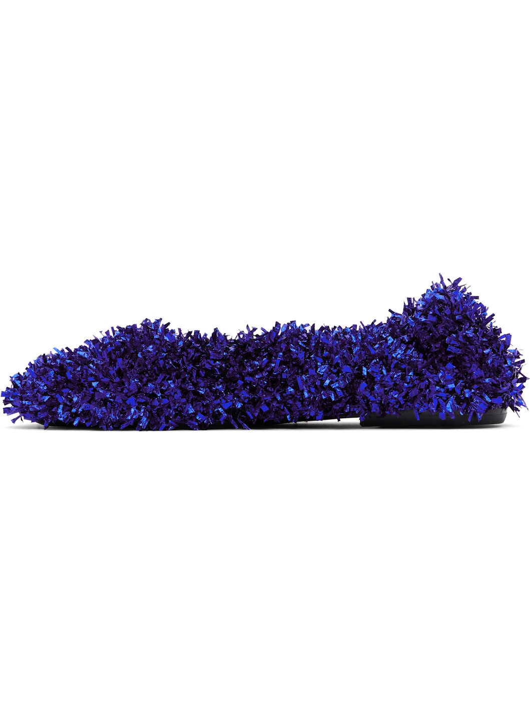Blue Tinsel Ballerina Flats - 3