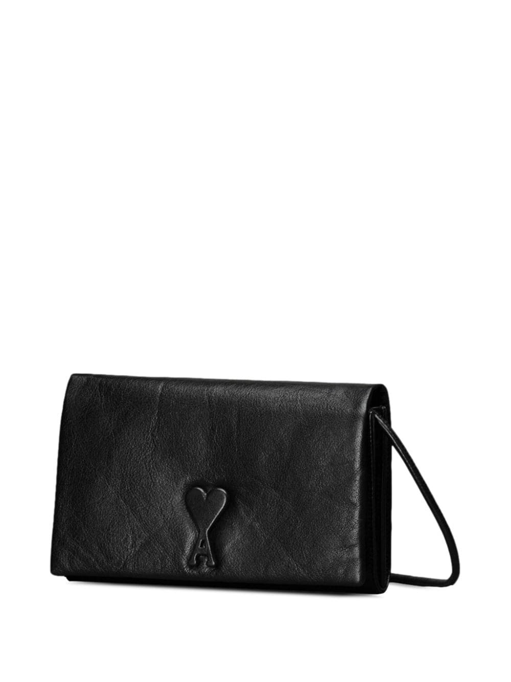 embossed-logo shoulder bag - 4