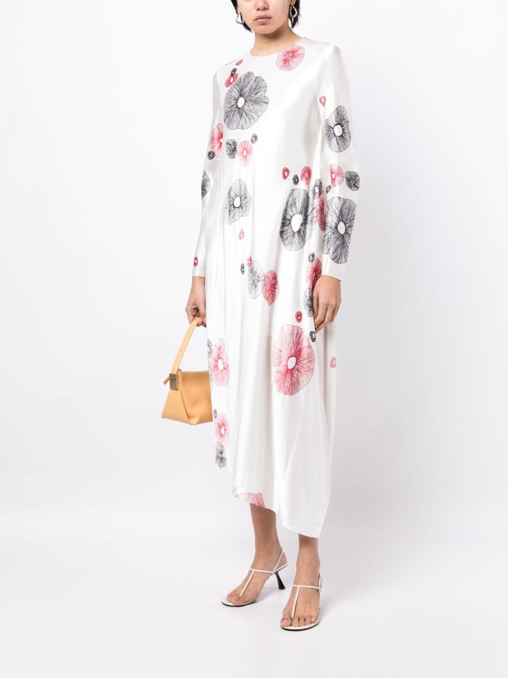 Jellyfish-print long-sleeve dress - 2