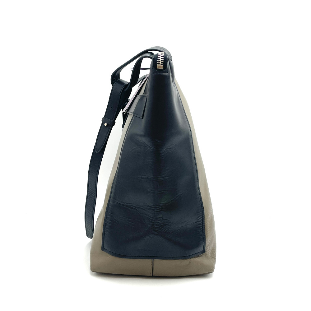 Balenciaga beige two-tone crossbody bag - 2