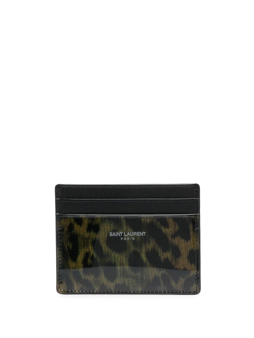 leopard print cardholder - 1