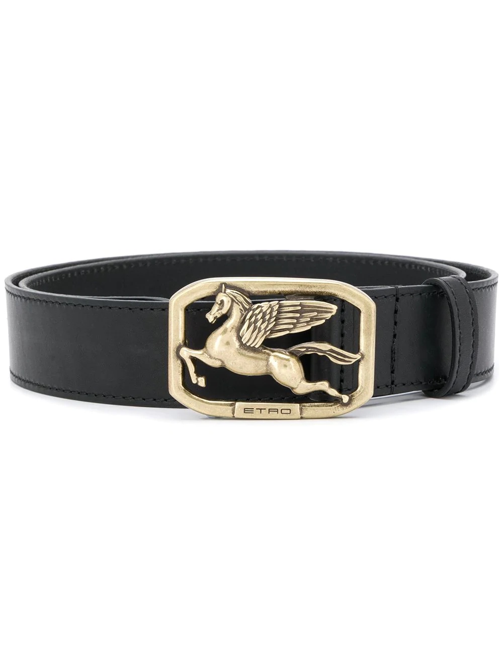 logo buckle belt - 1