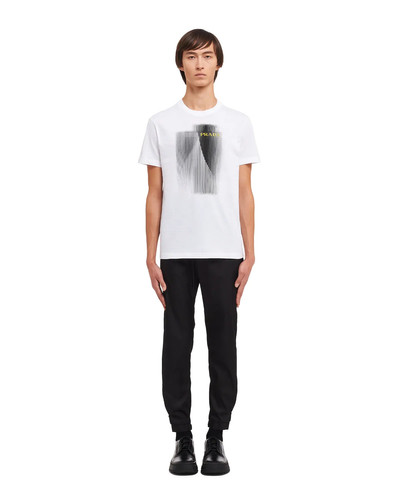 Prada Printed cotton T-shirt outlook