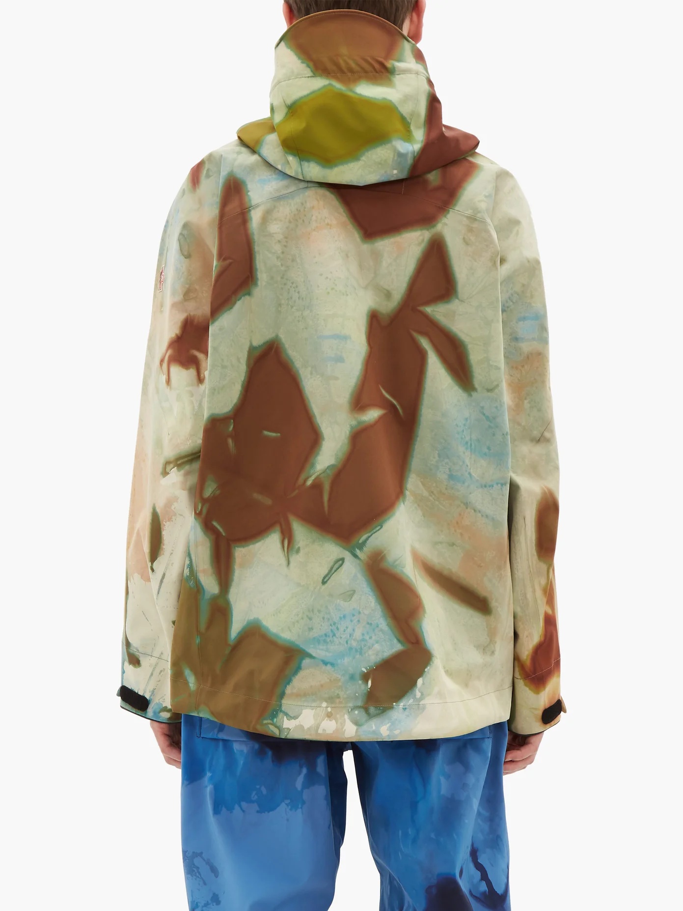 Tie dye-effect technical shell jacket - 5