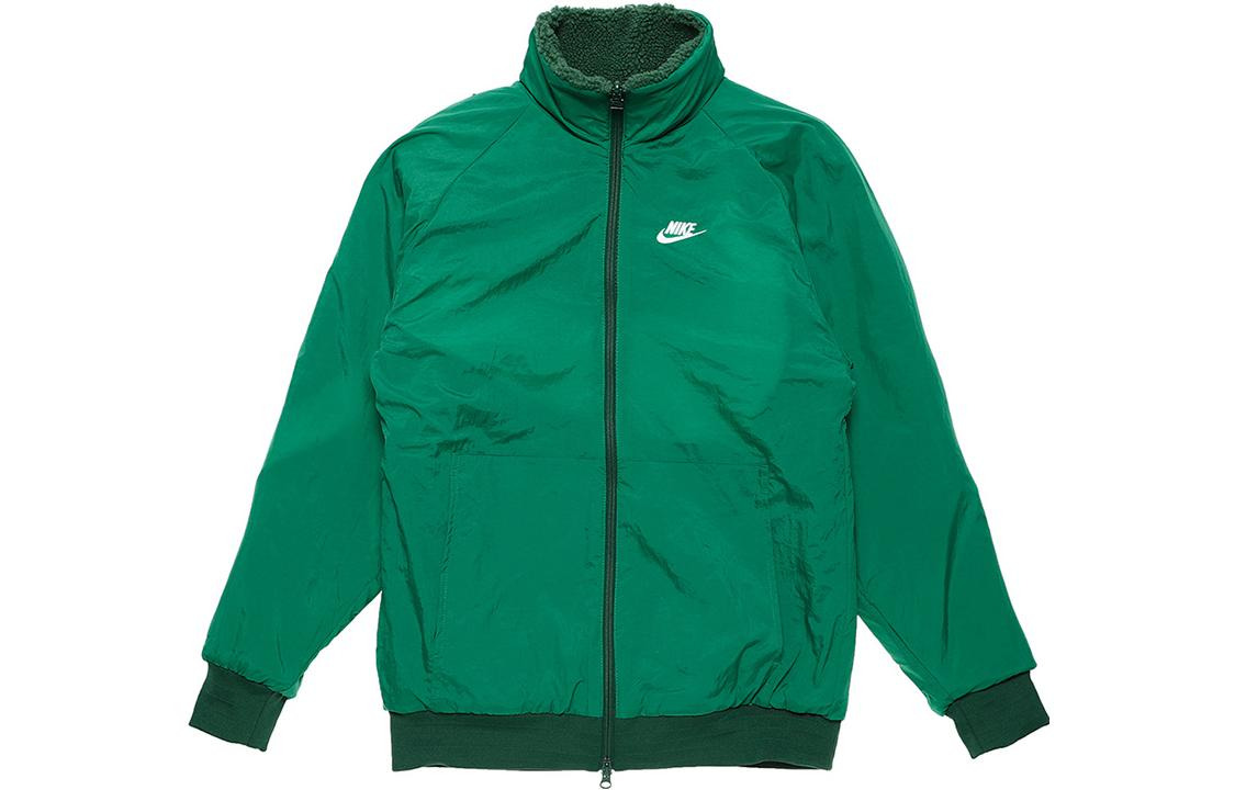 Nike Big Swoosh Reversible Boa Jacket (Asia Sizing) 'Green' BQ6546-341 - 3