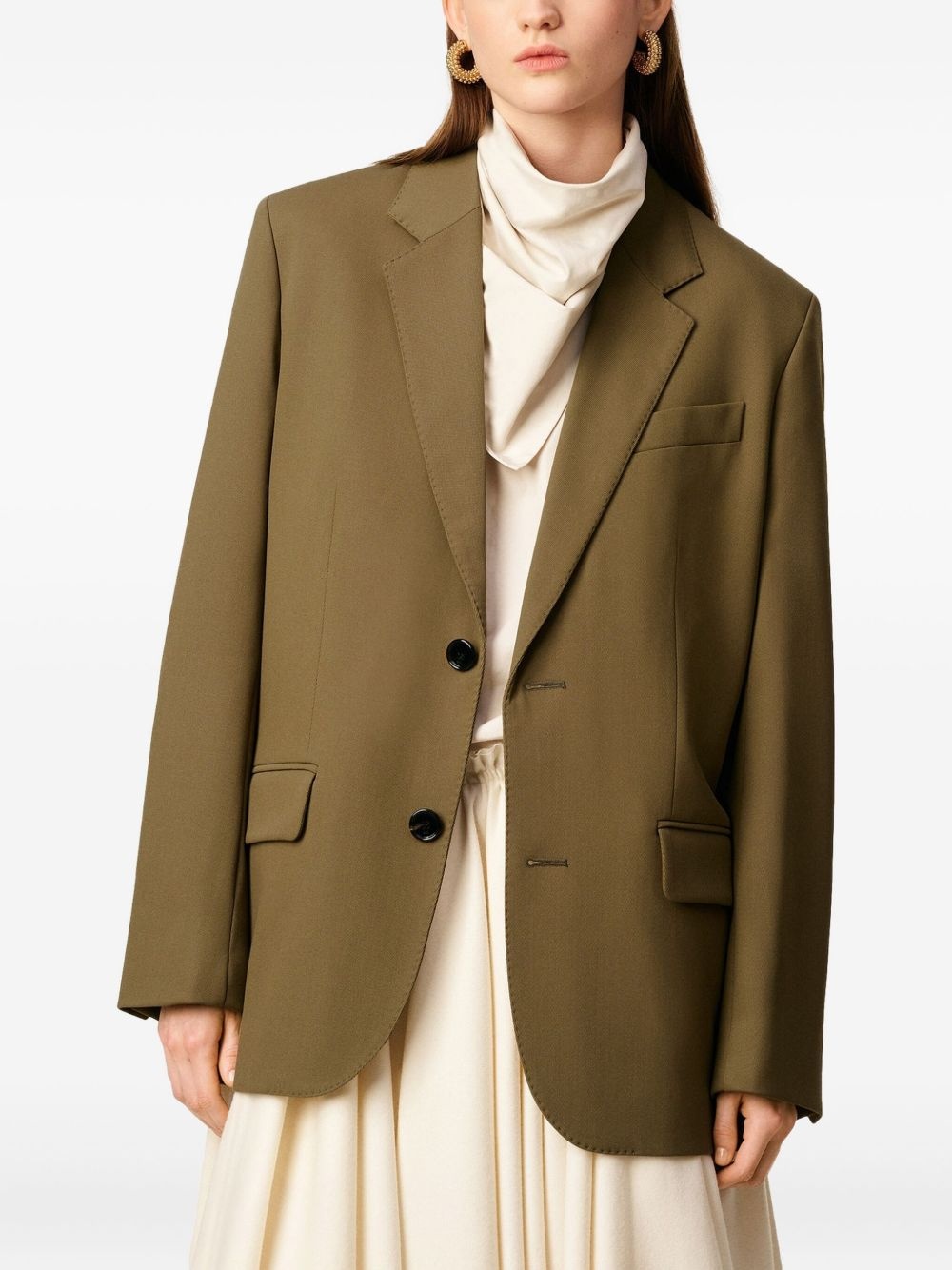 single-breasted blazer - 5