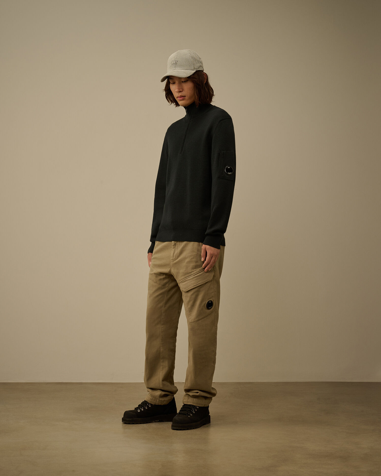 Re-Wool Half Zip Lens Sweater - 2