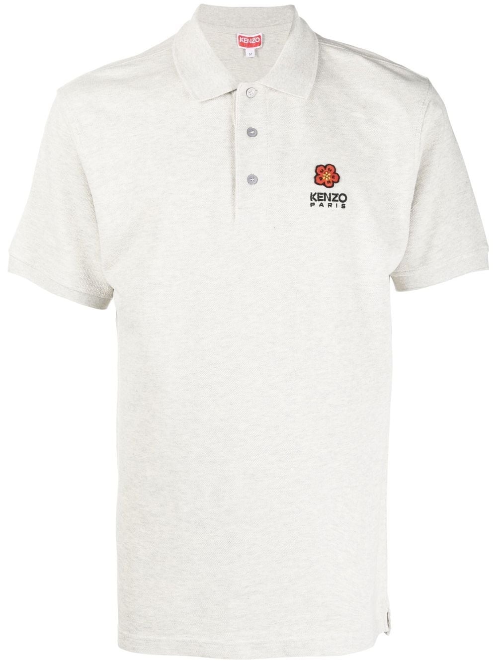 Boke Flower logo-embroidered polo shirt - 1