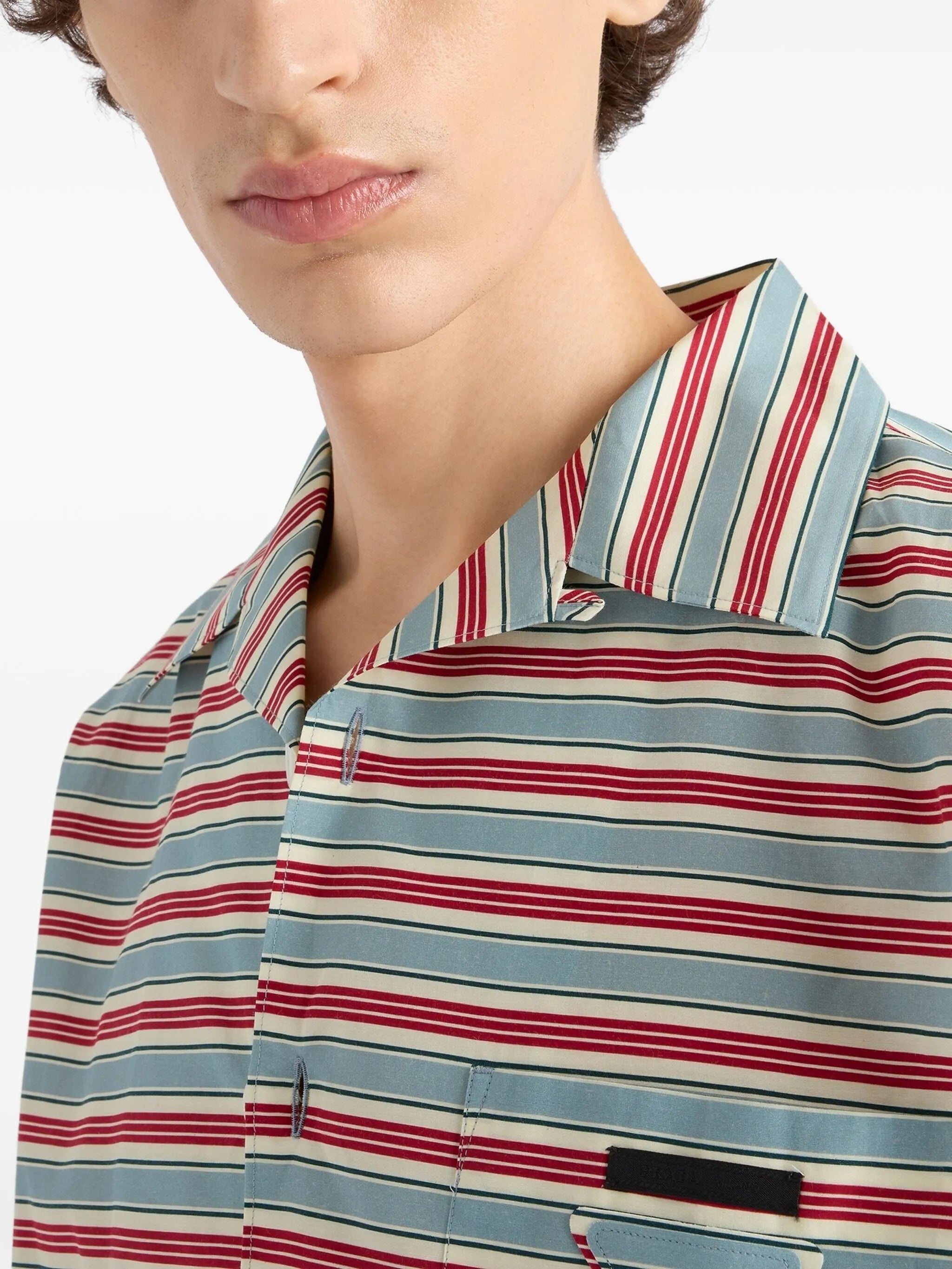 Striped Bowling Shirt - 3