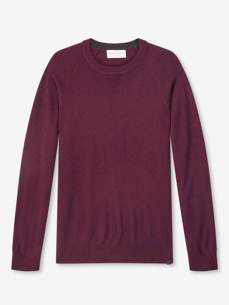 Men's Sweater Finley Cashmere Bordeaux - 1