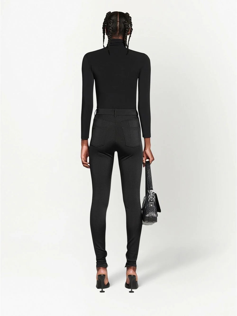 skinny-cut leg jeggings - 3