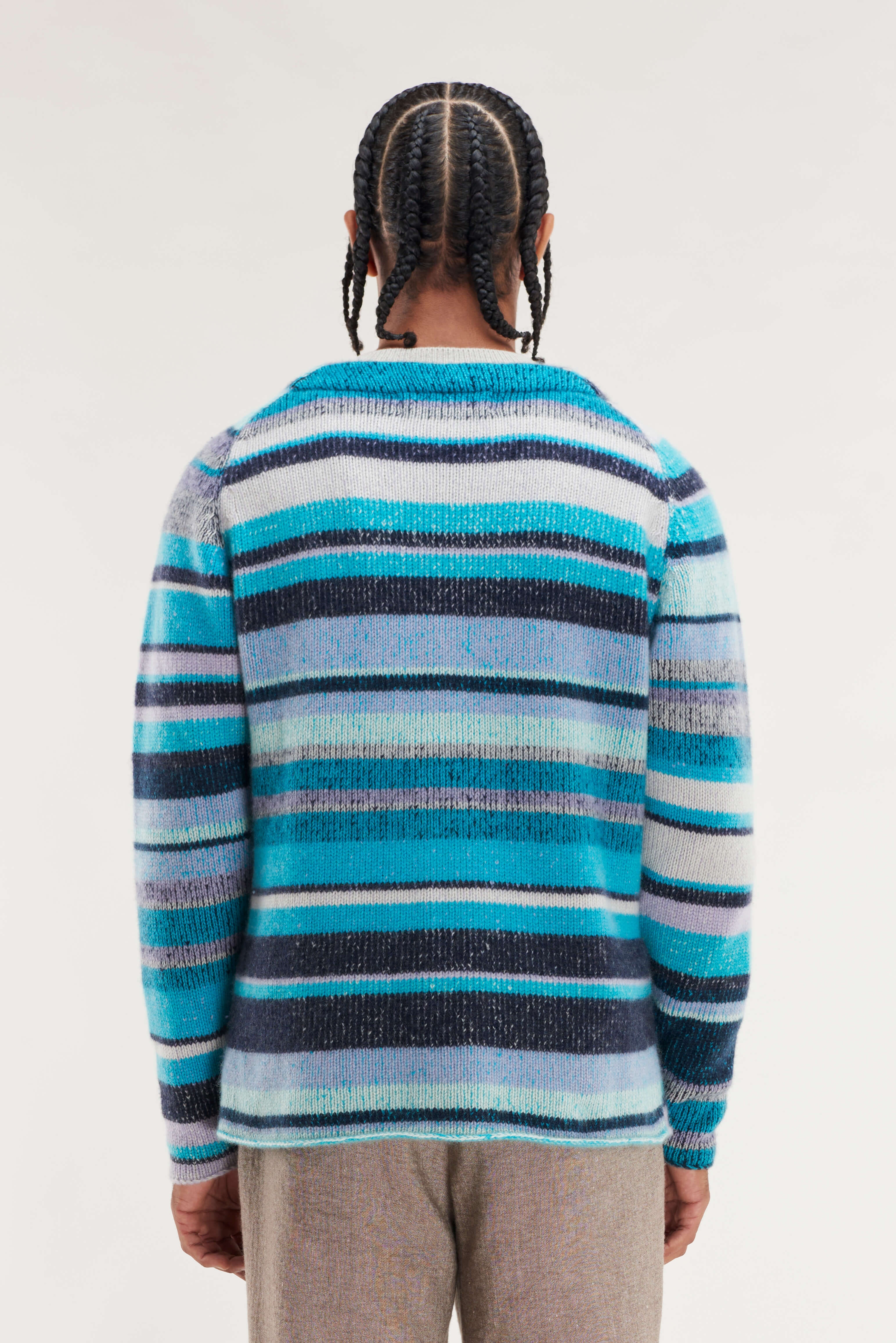 STRIPE SUPER SOFT CARDIGAN - 5
