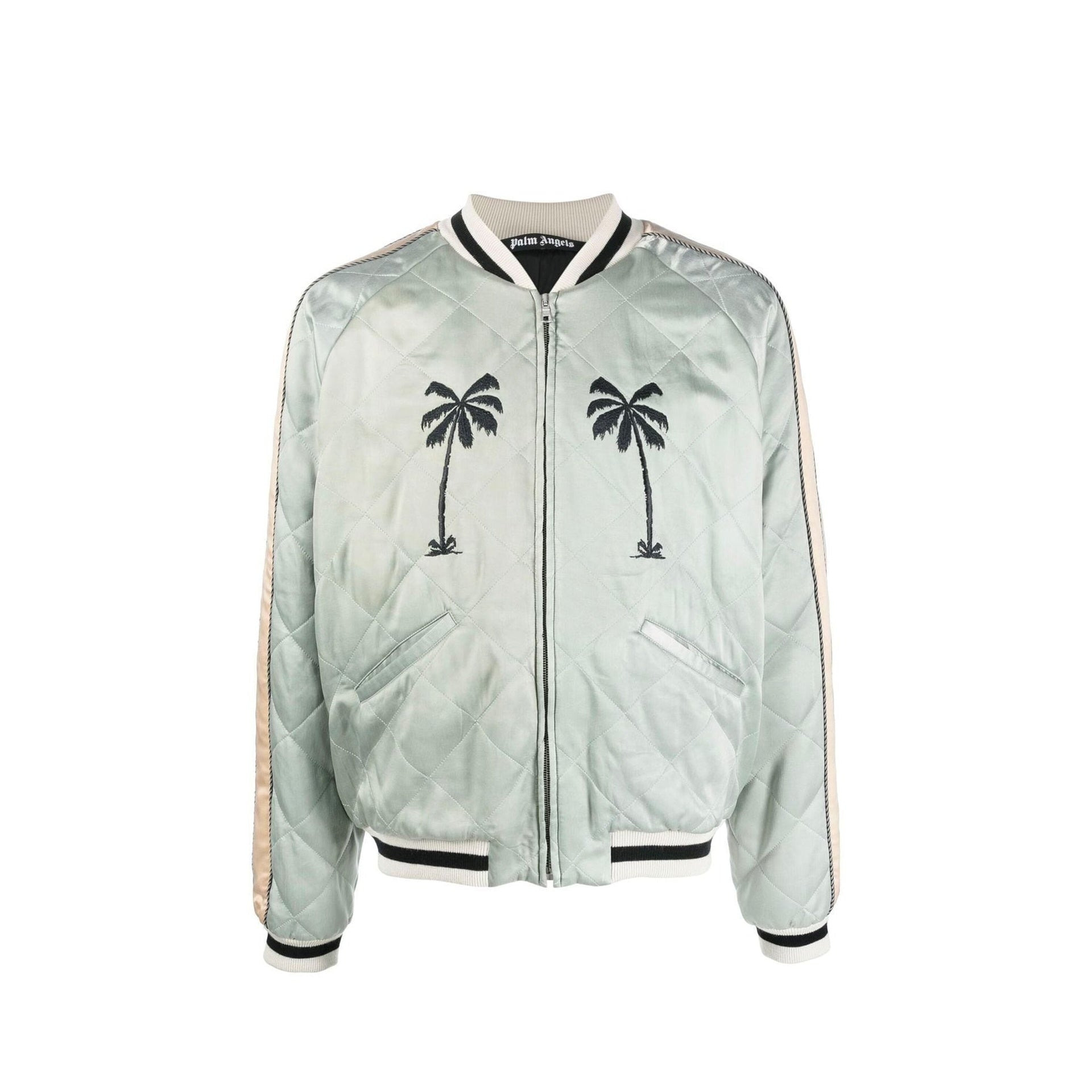 Palm Angels Quilted Logo Jacket Men - 1