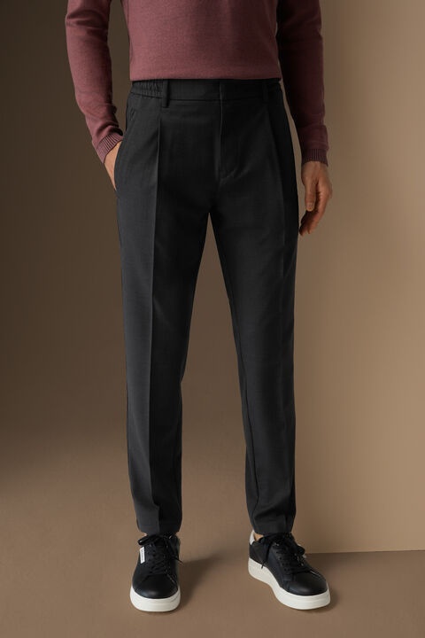 James Pants in Anthracite melange - 2