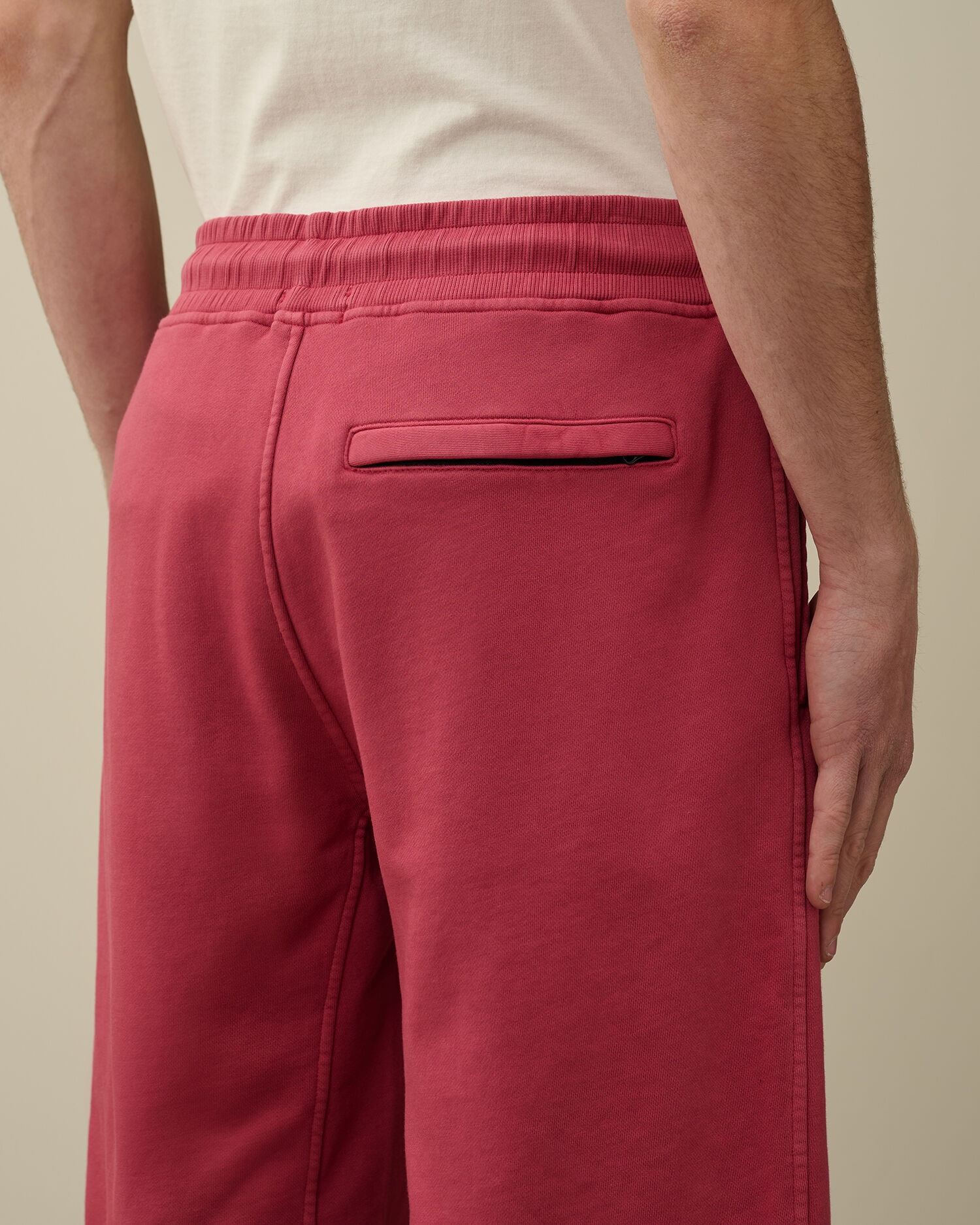 Cotton Diagonal Fleece Shorts - 5