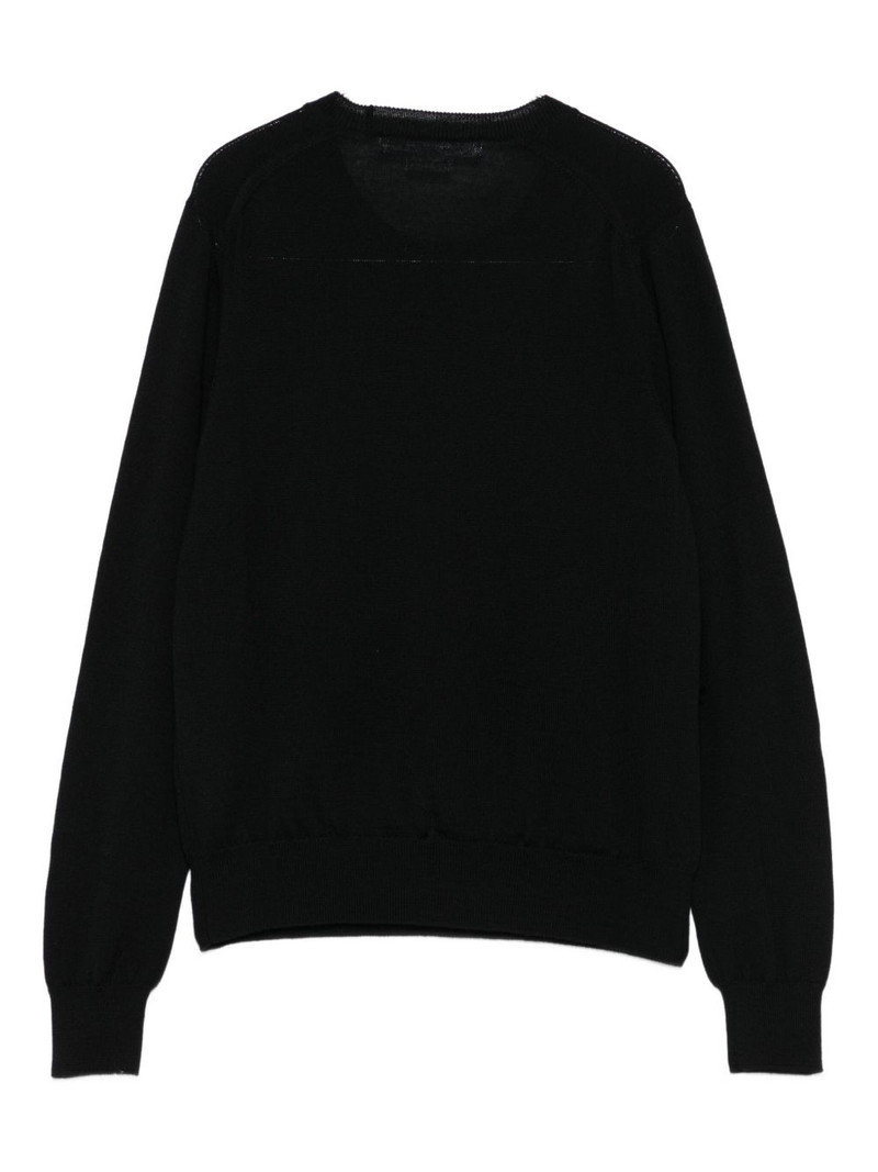 Comme des Garçons Comme des Garçons ruffled sweater outlook