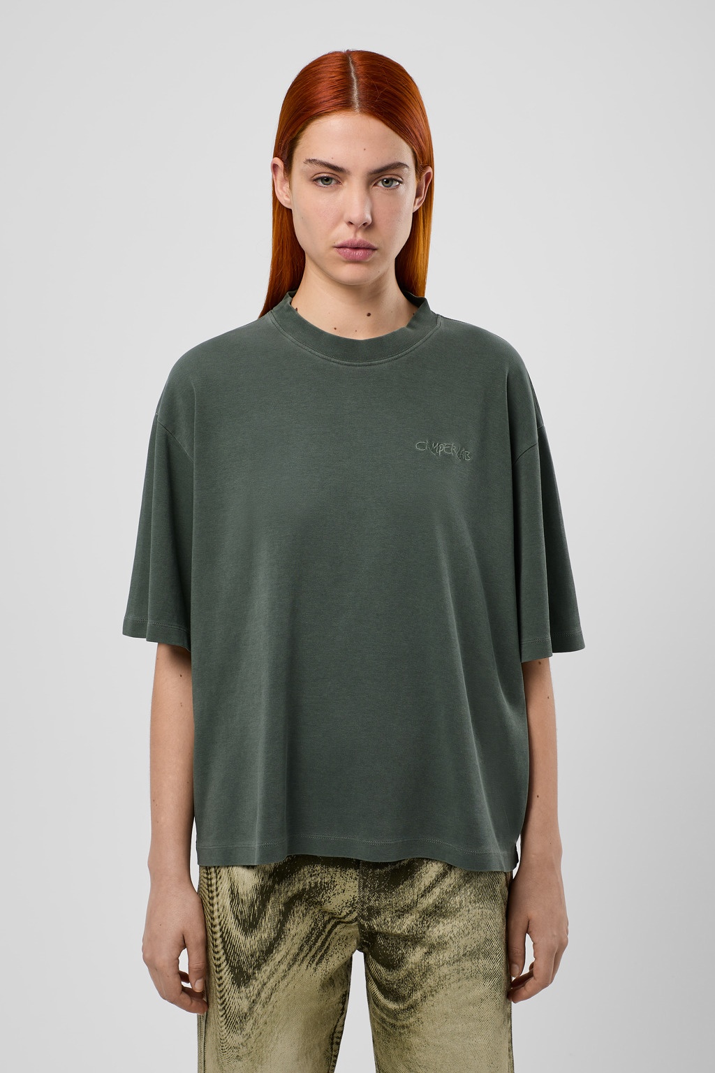 Green Cotton T-shirt - 2